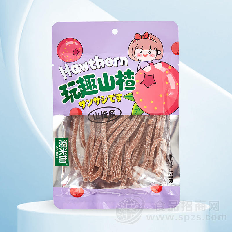 澳米伽玩趣山楂山楂条袋装招商120g