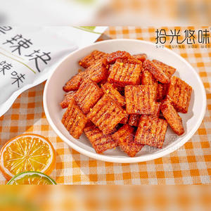 拾光悠味這是辣塊?麻辣味（彩包）休閑食品招商