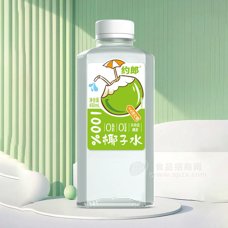 約郎100%無(wú)菌冷灌裝椰子水植物飲料450ml