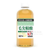 毛尖精釀啤酒中式精釀啤酒鮮啤原麥汁濃度12°p茶啤750ml