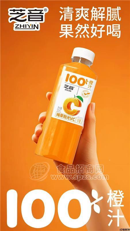 芝音100%百分百橙汁500ml