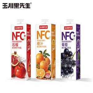 玉川果先生NFC復(fù)合果汁飲品飲料招商1.5L