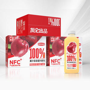 優(yōu)全出品NFC100%蘋果復(fù)合果汁飲料1L招商代理