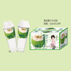 椰子水NFC果肉椰子水饮料饮品厂家招商620ml