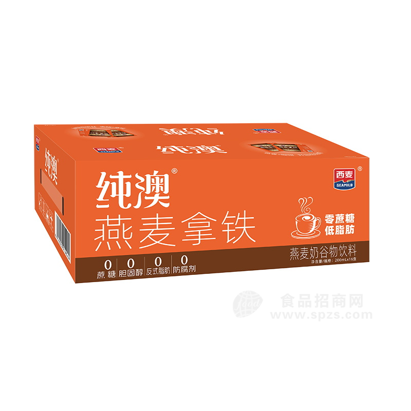 純澳燕麥拿鐵谷物飲品200ml16盒