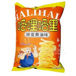 哈哩哈里蜂蜜黃油味薯片休閑零食62g
