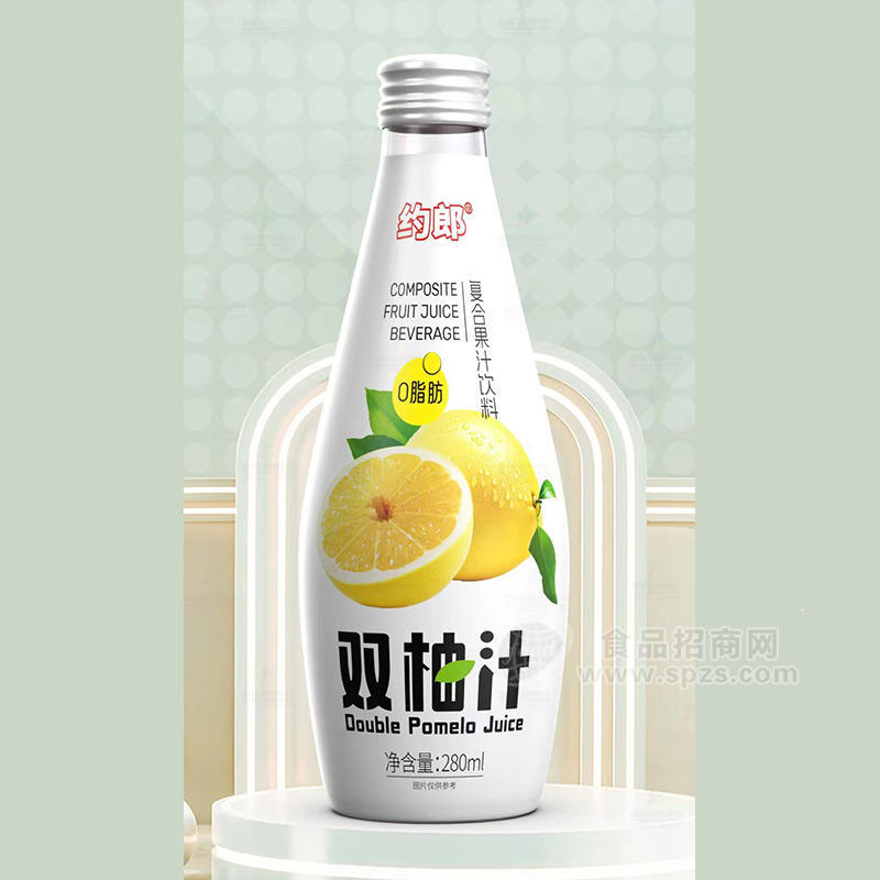 約郎雙柚汁0脂肪復(fù)合果汁飲料飲品招商280ml