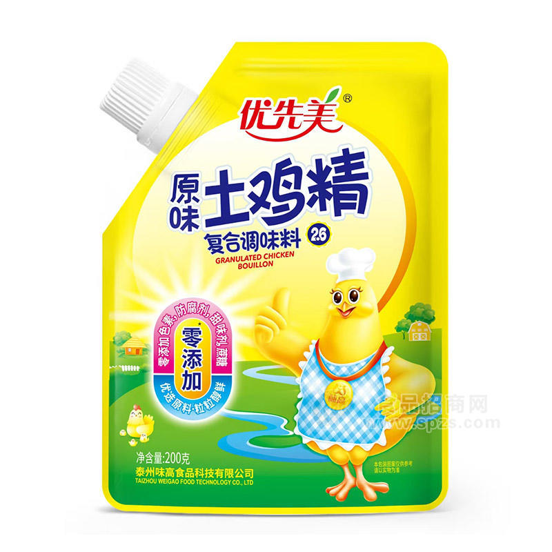 优先美原味土鸡精复合调味料200g
