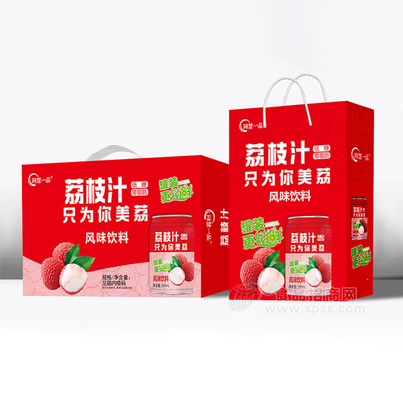 同慧一品荔枝汁風(fēng)味飲料飲品招商240ml