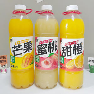 昊雨芒果蜜桃甜橙復(fù)合果汁飲料1520ml