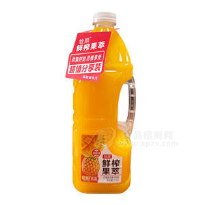 銓順鮮榨果萃芒果復(fù)合果汁飲料飲品招商2.35L