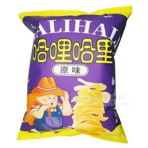 哈哩哈里原味薯片膨化食品62g