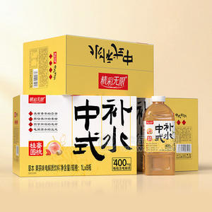 精彩無(wú)限蜜桃桂圓草本果茶味電解質(zhì)飲料1LX8瓶