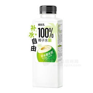 鮮點(diǎn)子100%無菌冷灌裝椰子水植物飲料500ml