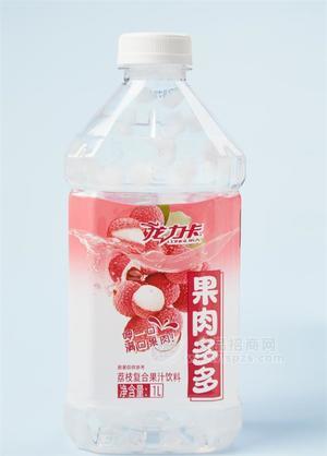 龍力卡果肉多多荔枝味飲料