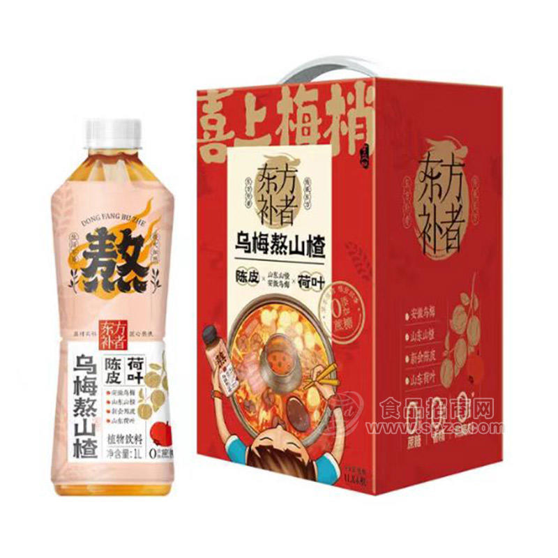 東方補(bǔ)者烏梅熬山楂飲料飲品廠家招商1L