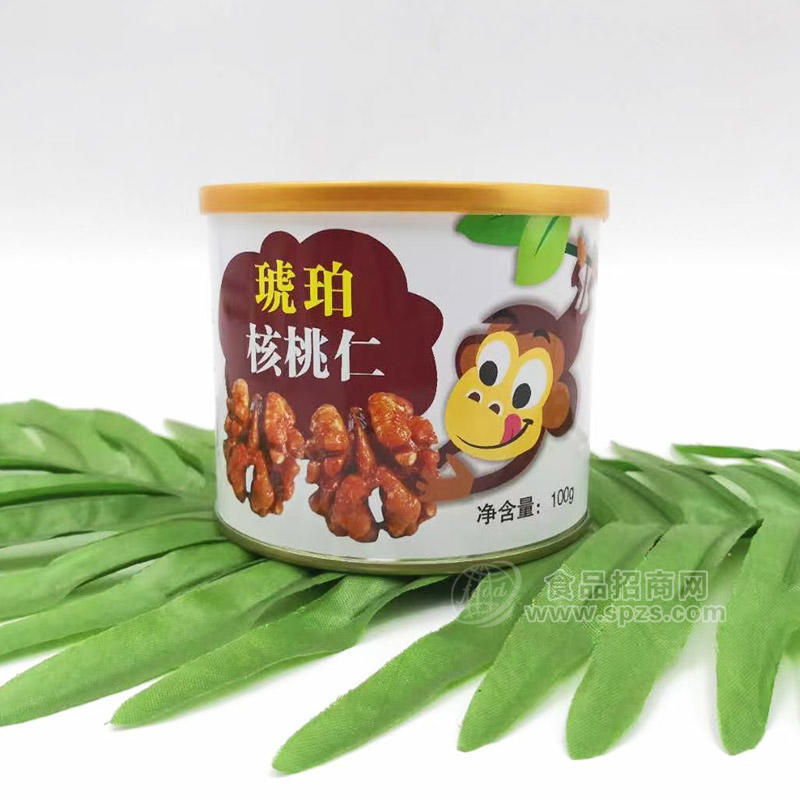 琥珀核桃仁休閑食品零食100g