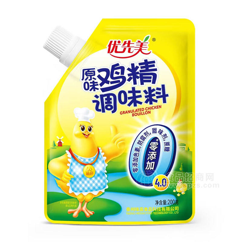 优先美原味鸡精调味料调味品200g