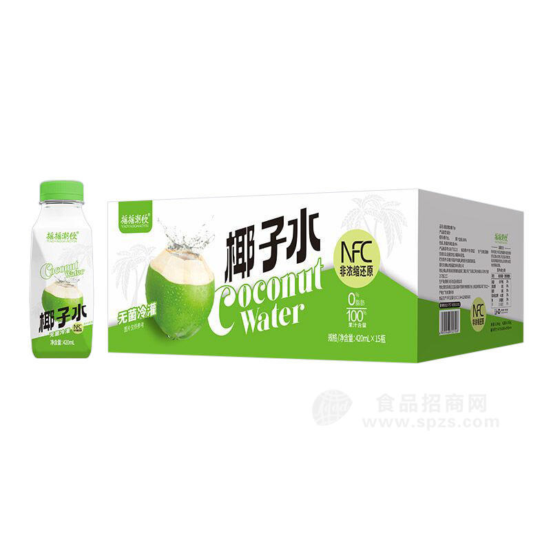 搖搖潮飲椰子水100%無(wú)菌冷灌NFC飲料飲品招商