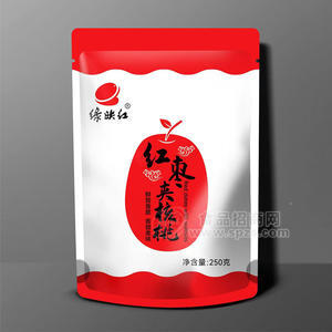 綠映紅紅棗夾核桃休閑食品250g