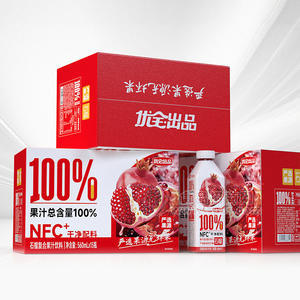 優(yōu)全出品NFC100%石榴復(fù)合果汁飲料560mlx15瓶