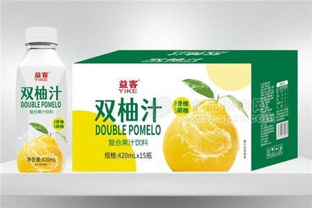 益客420ml双柚汁