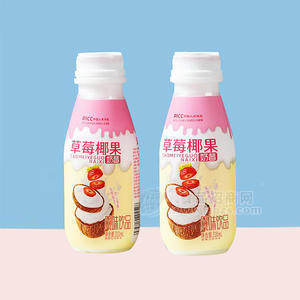 草莓椰果奶昔風(fēng)味飲品飲料廠家招商310ml