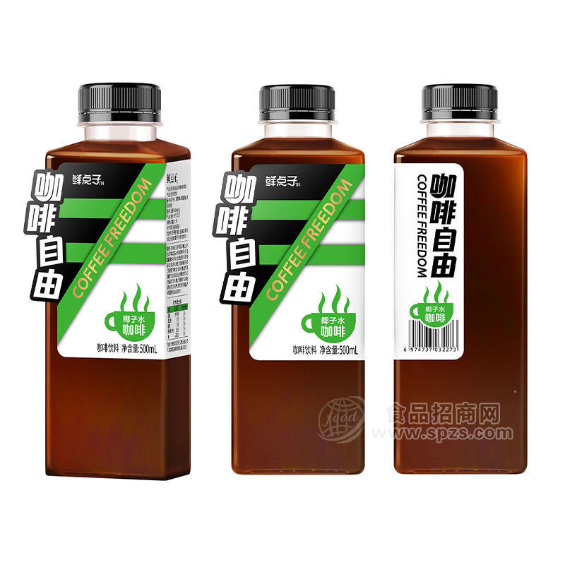 鮮點(diǎn)子椰子水咖啡飲料500ml招商代理