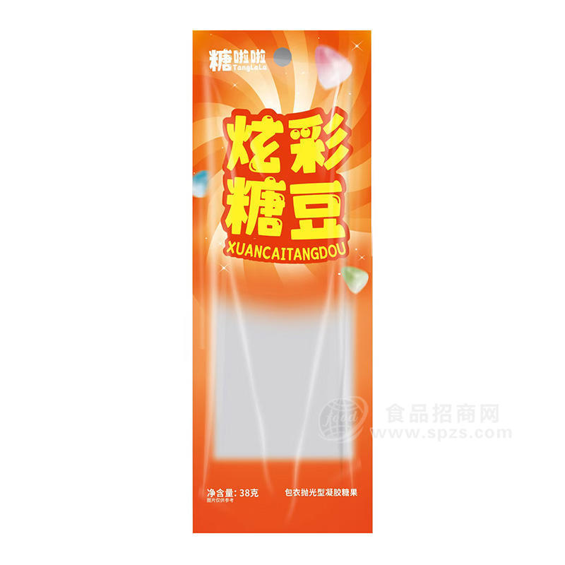 糖啦啦炫彩糖豆休閑食品38g