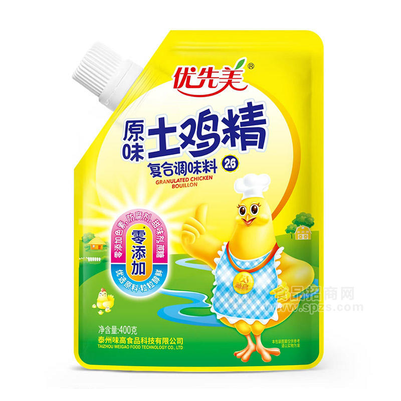 优先美原味土鸡精复合调味料400g