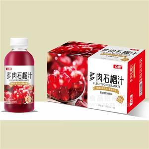 眾雪多肉石榴汁復(fù)合果汁飲料500mlx15瓶招商