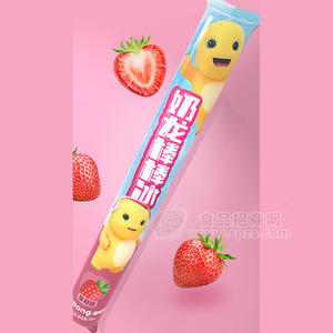 奶龙棒棒冰草莓味乳味饮料饮品厂家招商78ml