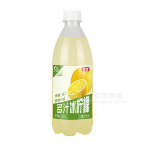 眾雪多汁冰檸檬果汁飲料飲品招商520ml