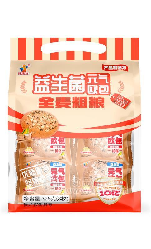 益生菌全麥粗糧歐包面包