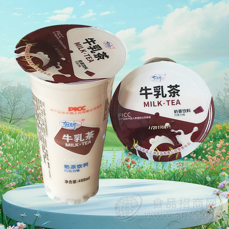 有情郎牛乳茶巧克力味奶茶饮料饮品招商400ml