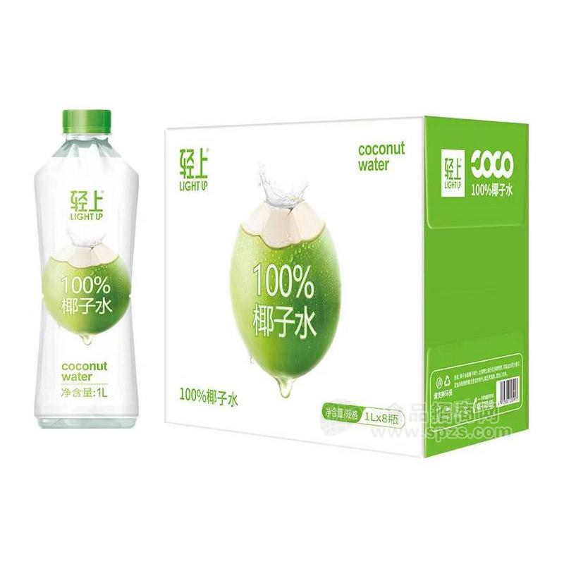 輕上100%椰子水飲品飲料廠家招商1L