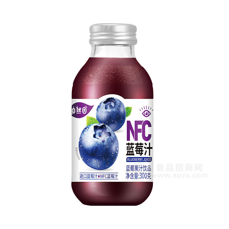 自热因蓝莓汁蓝莓果汁饮品饮料厂家招商300ml