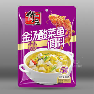 僑莊金湯酸菜魚(yú)調(diào)料鮮香調(diào)味品廠家招商400g