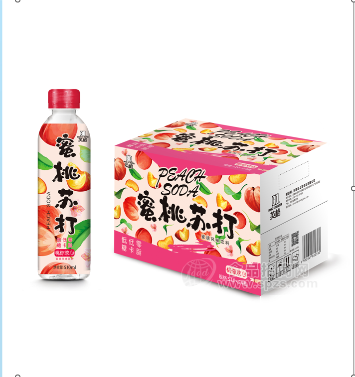 ·英格蜜桃苏打苏打水 