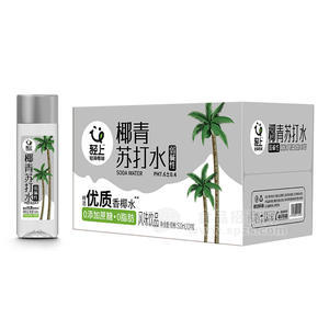輕上椰青蘇打水風(fēng)味飲品飲料廠家招商500ml