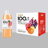 益品妙蜜桃汁100%NFC果汁飲料飲品招商1L