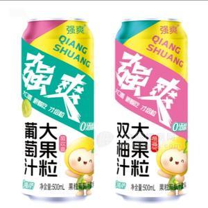 強(qiáng)爽葡萄汁大果粒飲料雙柚汁大果粒飲料果汁招商