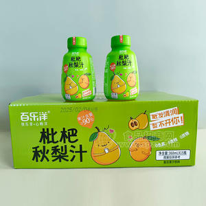 百乐洋枇杷秋梨汁复合果汁饮料饮品厂家招商360ml