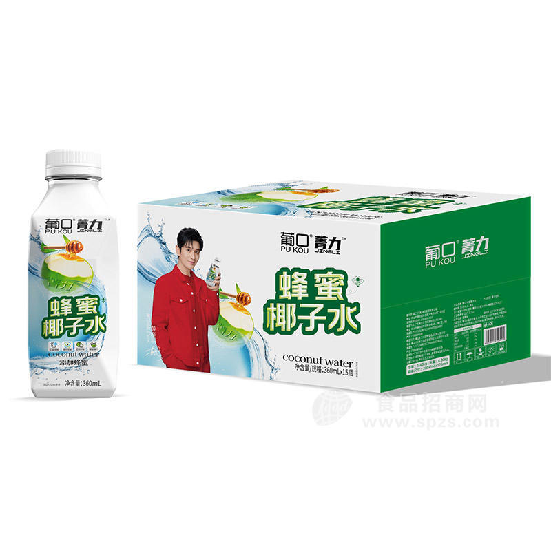 葡口蜂蜜椰子水饮品饮料厂家招商360ml