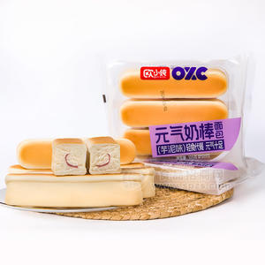 歐小純元氣奶棒芋泥味面包輕食代餐休閑食品105g