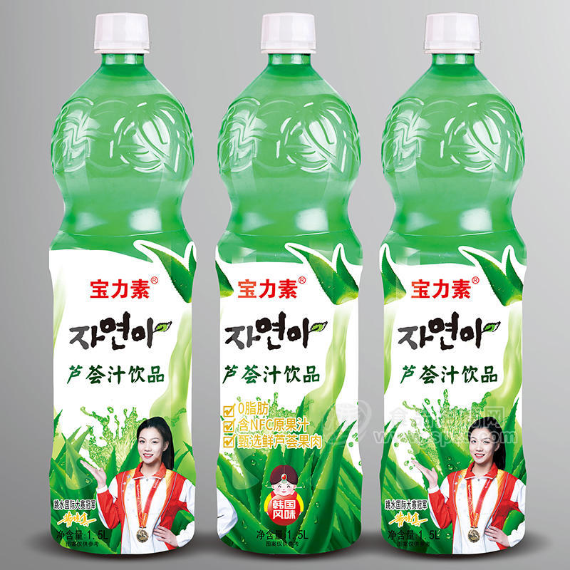 宝力素芦荟汁饮品果汁饮料1.5L
