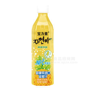 寶力素菠蘿汁飲料含NFC原果汁飲品招商500ml