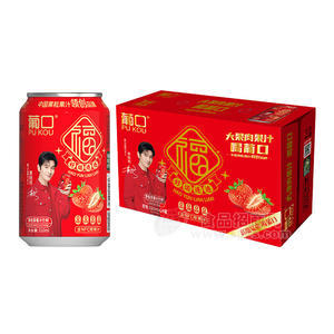 葡口果粒草莓汁饮料NFC原果汁饮料饮品招商310ml