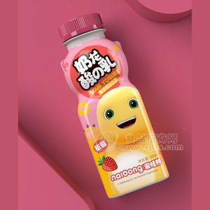 愛旺熊奶龍酸乳草莓味復(fù)合蛋白飲料飲品招商200ml