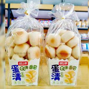 欧小纯蛋清Q弹面包豆乳味休闲食品招商168g